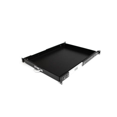 StarTech.com 1U Sliding Server Rack Mount Keyboard Shelf Tray, 55lbs (25Kg), 22in (55cm) Deep Steel Pull Out Drawer for 19" AV, - Image 2