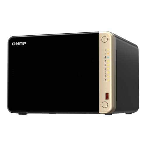 QNAP TS-664 NAS Tower Intel® Celeron® N5095 8 GB DDR4 0 TB QNAP QTS Black, Bronze - Image 2