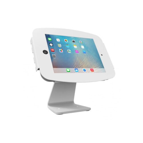 Compulocks iPad Pro 12.9" (3-6th Gen) Space Enclosure Rotating Counter Stand White - Image 4