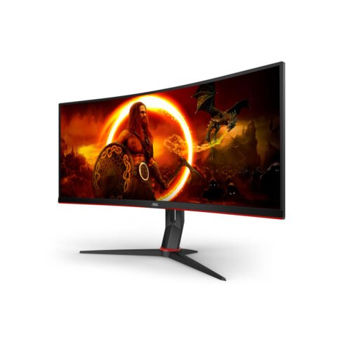 AOC G2 CU34G2XP computer monitor 86.4 cm (34") 3440 x 1440 pixels UltraWide Quad HD LED Black - Image 5