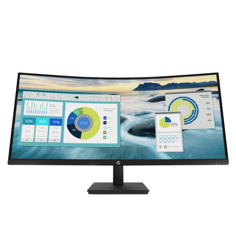 HP P34hc G4 WQHD USB-C Curved Monitor - P34hc