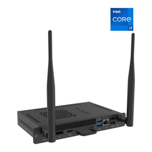 BenQ TEY41-i7 Intel® Core™ i7 i7-1255U 16 GB DDR4-SDRAM 256 GB SSD Windows 11 Pro Rack-mounted chassis PC Black - Image 3