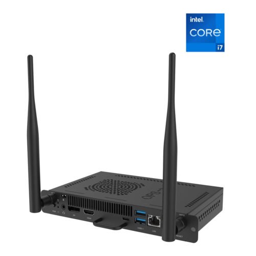 BenQ TEY41-i7 Intel® Core™ i7 i7-1255U 16 GB DDR4-SDRAM 256 GB SSD Windows 11 Pro Rack-mounted chassis PC Black - Image 2