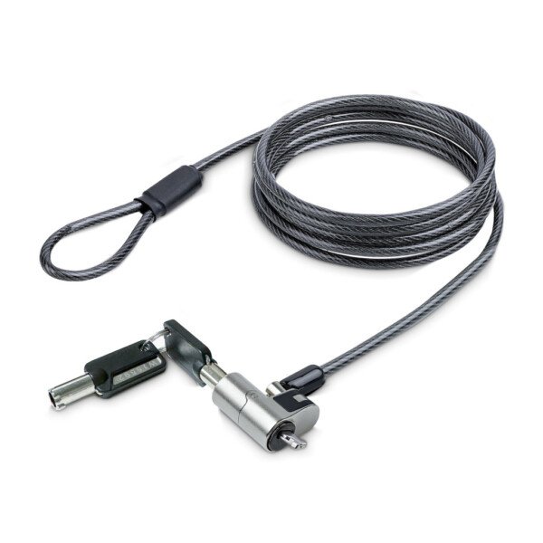 StarTech.com Nano Laptop Cable Lock, 6ft (2m), Anti-Theft Keyed Lock, Security Cable Locks Nano Slot Notebooks, For EliteBook/L