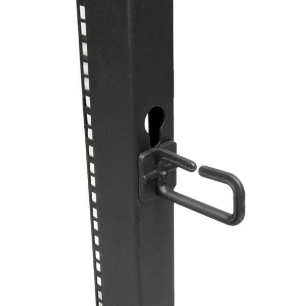 StarTech.com 4-Post 18U Mobile Open Frame Server Rack, Four Post 19" Network Rack with Wheels, Rolling Rack with Adjustable Dep - Image 3