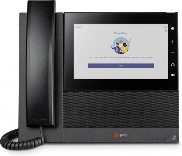 POLY CCX 600 Business Media Phone for Microsoft Teams and PoE-enabled GSA/TAA