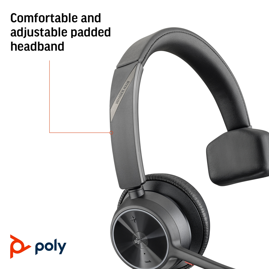 POLY Voyager 4310 Microsoft Teams Certified USB-C Headset +BT700 dongle - Image 7