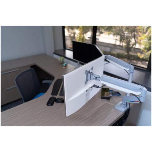 Kensington One-Touch Height Adjustable Dual Monitor Arm - Image 4