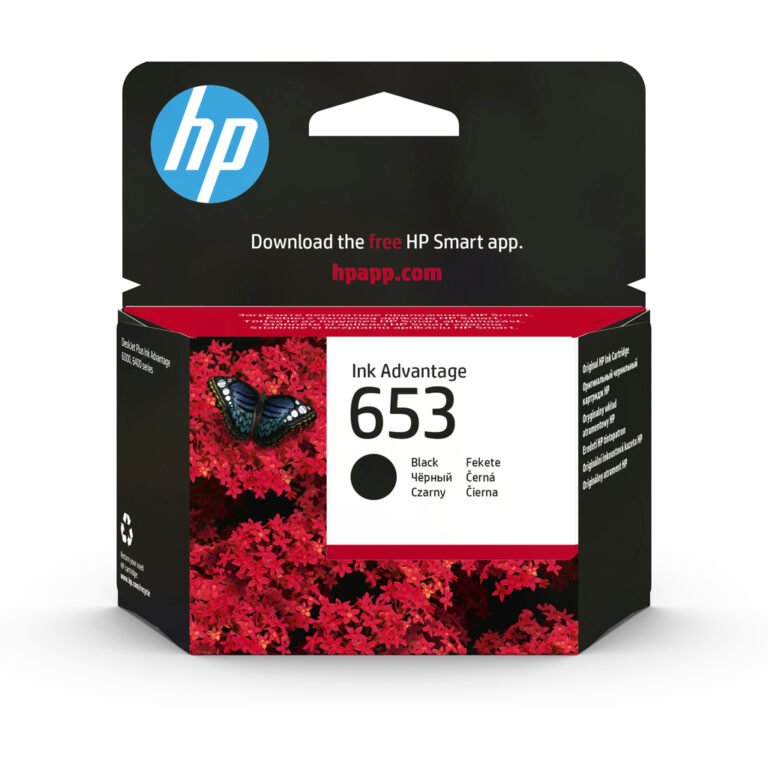 HP 653 Black Original Ink Advantage Cartridge