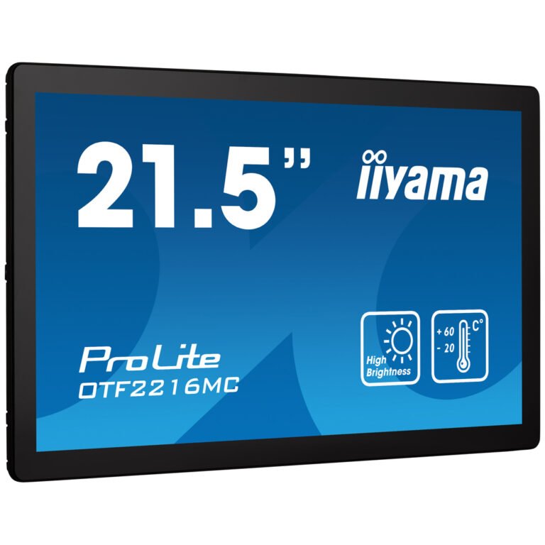 iiyama OTF2216MC-B1 computer monitor 54.6 cm (21.5") 1920 x 1080 pixels Full HD LCD Touchscreen Black