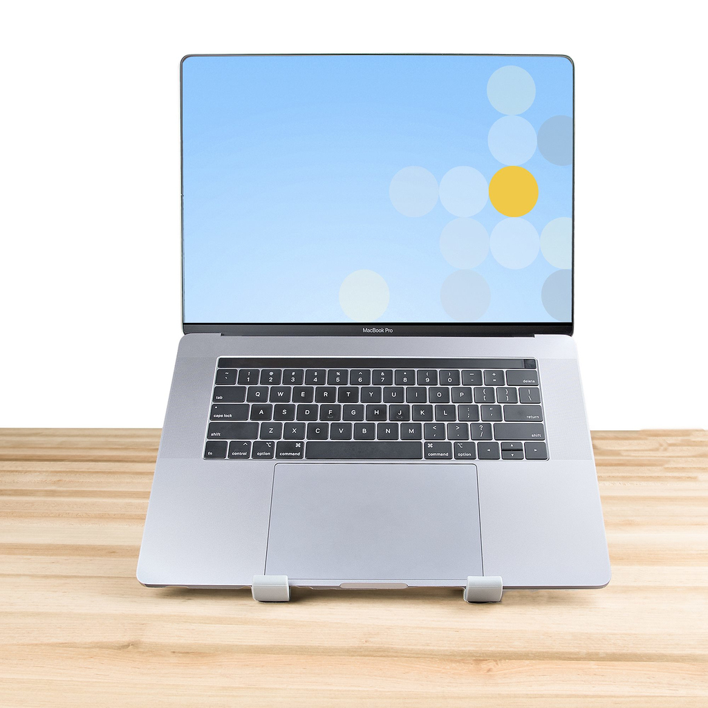 StarTech.com Foldable Laptop Riser Stand, Portable Height Adjustable Ergonomic Laptop Stand, Ventilated Aluminum Frame Supports - Image 4