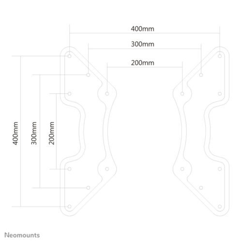Neomounts FPMA-VESA440 VESA-adapter 27-60" - Image 2