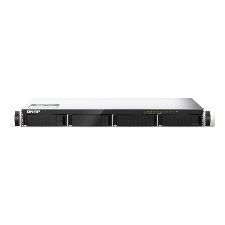 QNAP TS-435XeU NAS Rack (1U) Marvell CN9131 4 GB DDR4 16 TB HDD QNAP QTS Black, Grey