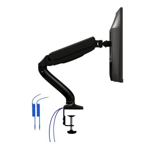 AOC AS110DX monitor mount / stand 81.3 cm (32") Desk Black - Image 3