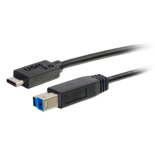 C2G 3m USB 3.1 Gen 1 USB Type C to USB B Cable M/M – USB C Cable Black - Image 4