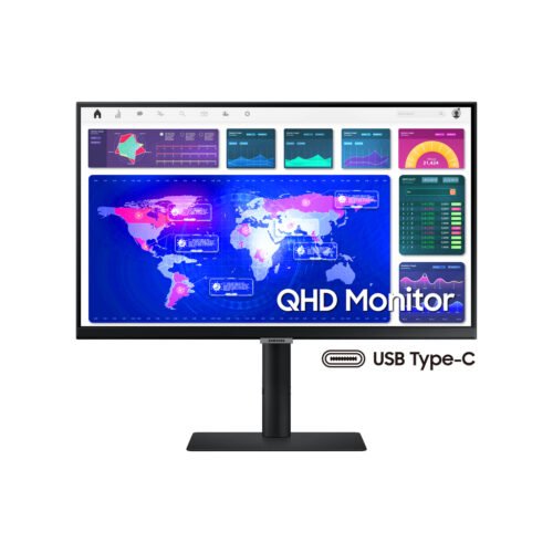 Samsung LS24A600UCUXXU computer monitor 61 cm (24") 2560 x 1440 pixels Quad HD Black - Image 25