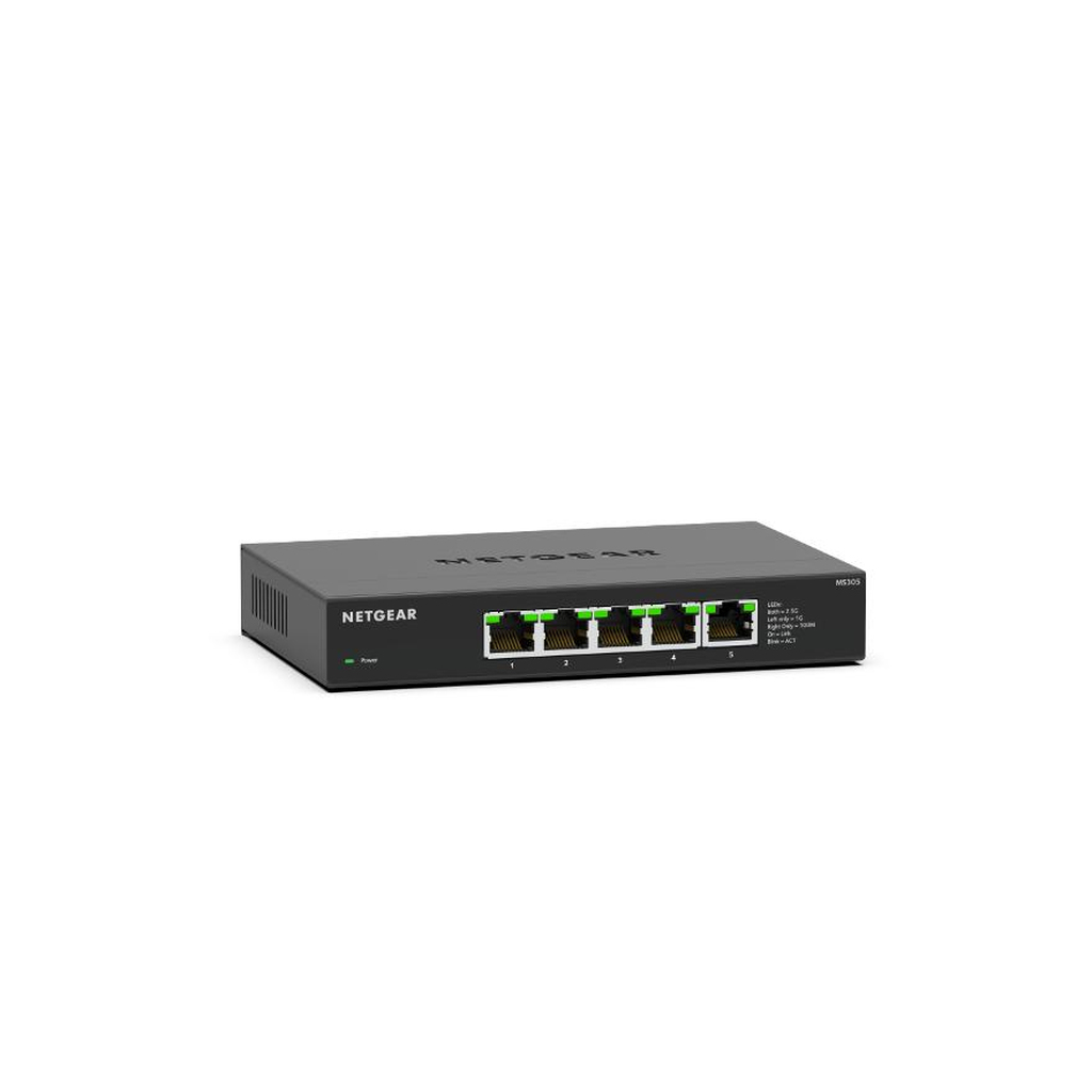 NETGEAR MS305 Unmanaged 2.5G Ethernet (100/1000/2500) Black
