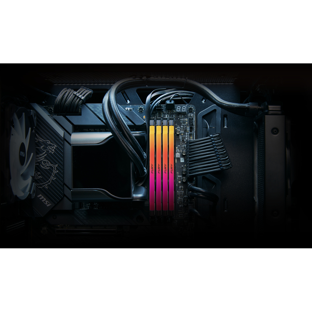 Kingston Technology FURY 64GB 6400MT/s DDR5 CL32 DIMM (Kit of 2) Renegade RGB XMP - Image 6