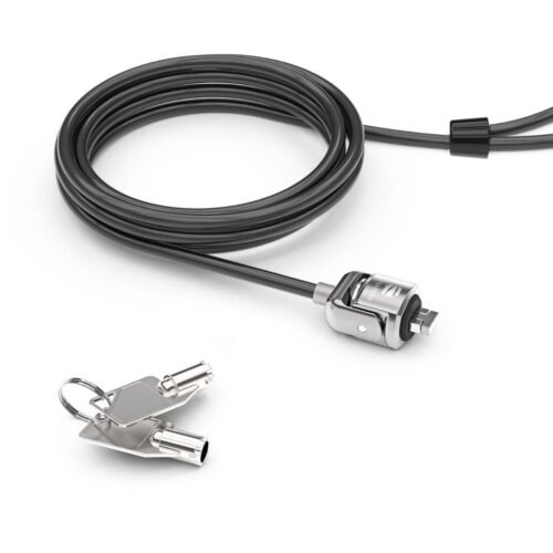 Compulocks T-bar Security Keyed Cable Lock Black - Image 2