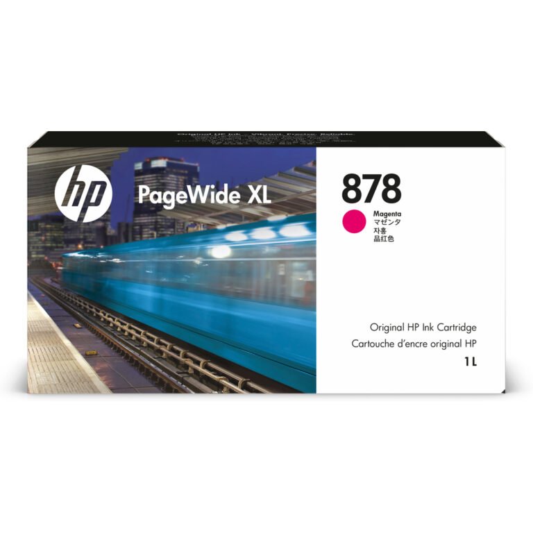 HP 878 1-liter Magenta PageWide XL Ink Cartridge