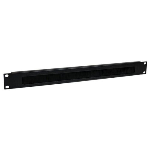 StarTech.com 1U High-density Brush Strip Cable Management Panel, Sturdy Steel Horizontal Data Centre Cable Organizer