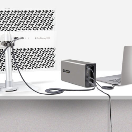 StarTech.com Thunderbolt 3 PCIe Expansion Chassis, External Enclosure W/Dual PCI Express Slots, PCIe Box for Laptops/Desktops/A - Image 3