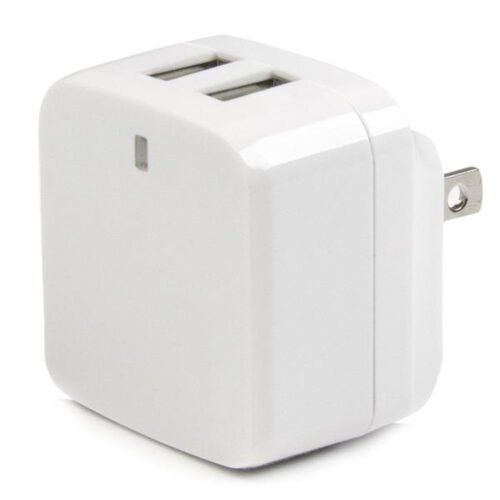 StarTech.com Dual-port USB wall charger - international travel - 17W/3.4A - white - Image 4
