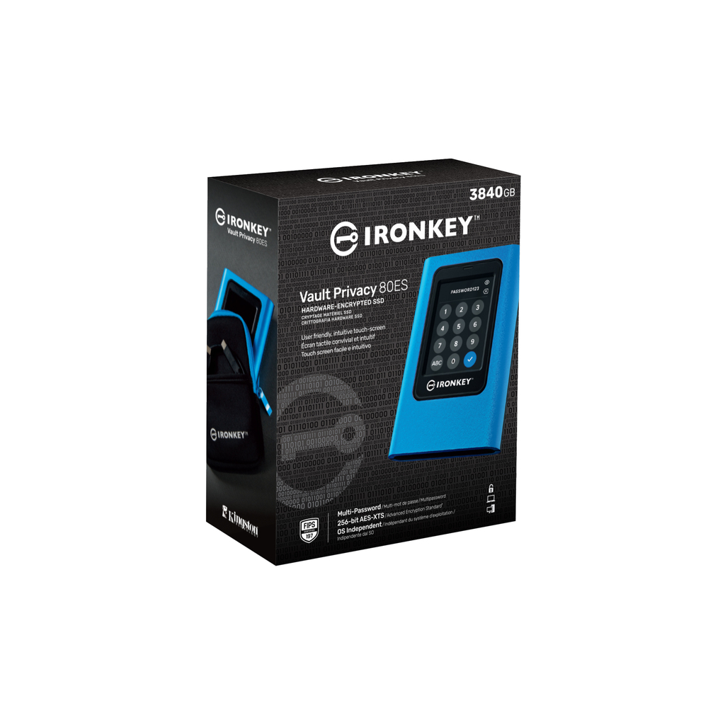 Kingston Technology IronKey 3840GB Vault Privacy 80 XTS-AES 256-bit Encrypted External SSD - Image 5