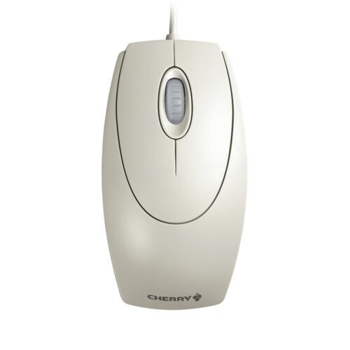 CHERRY WHEELMOUSE OPTICAL Corded Mouse, Light Grey, PS2/USB - Image 5