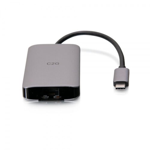 C2G USB-C 4-in-1 Mini Dock with HDMI, USB-A, Ethernet, and USB-C Power Delivery up to 100W - 4K 30Hz - Image 2