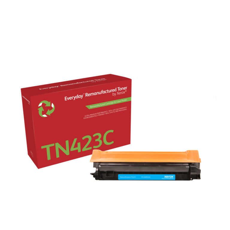 Everyday™ Cyan Remanufactured Toner by Xerox compatible with Brother TN423C, High capacity