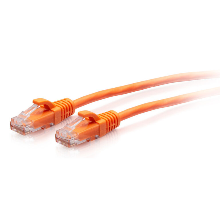 C2G 1.5m Cat6a Snagless Unshielded (UTP) Slim Ethernet Patch Cable - Orange