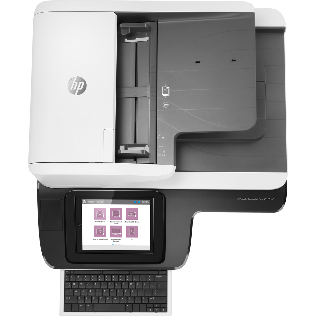HP Scanjet Enterprise Flow N9120 fn2 Flatbed & ADF scanner 600 x 600 DPI A3 Black, White - Image 7