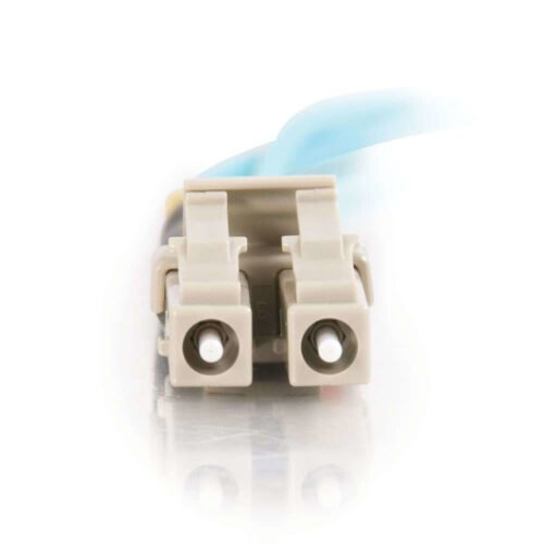 C2G 3m LC-LC 10Gb 50/125 OM3 Duplex Multimode PVC Fibre Optic Cable (LSZH) - Aqua - Image 3