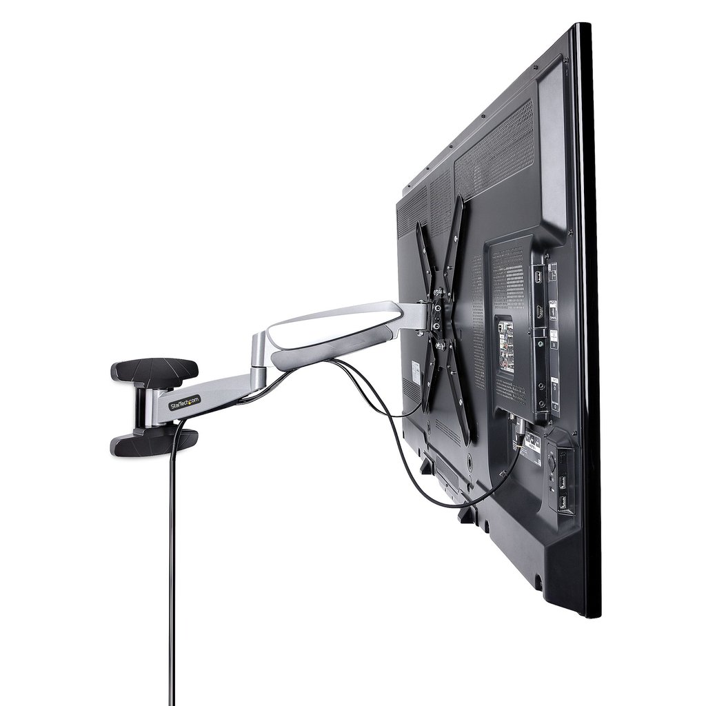 StarTech.com VESA TV Wall Mount, Adjustable Full Motion TV Wall Mount For 23"-55" Displays, Slim TV Mounting Bracket Supports 6 - Image 5