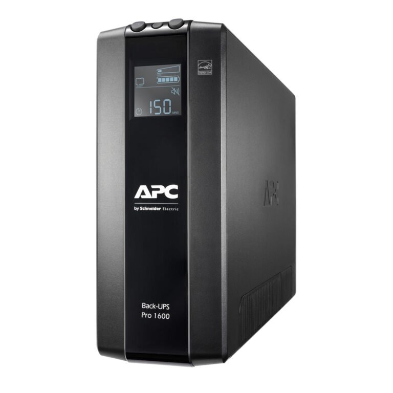 APC Back-UPS Pro, 1600VA/960W, Tower, 230V, 8x IEC C13 outlets, AVR, LCD, User Replaceable Battery