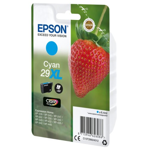 Epson Strawberry Singlepack Cyan 29XL Claria Home Ink - Image 2