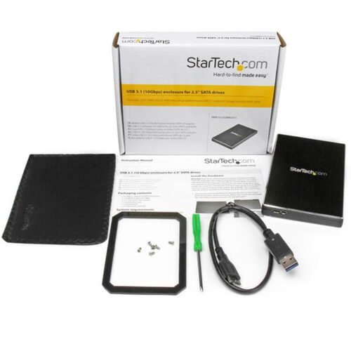 StarTech.com USB 3.1 (10 Gbps) Enclosure for 2.5” SATA Drives - Image 2