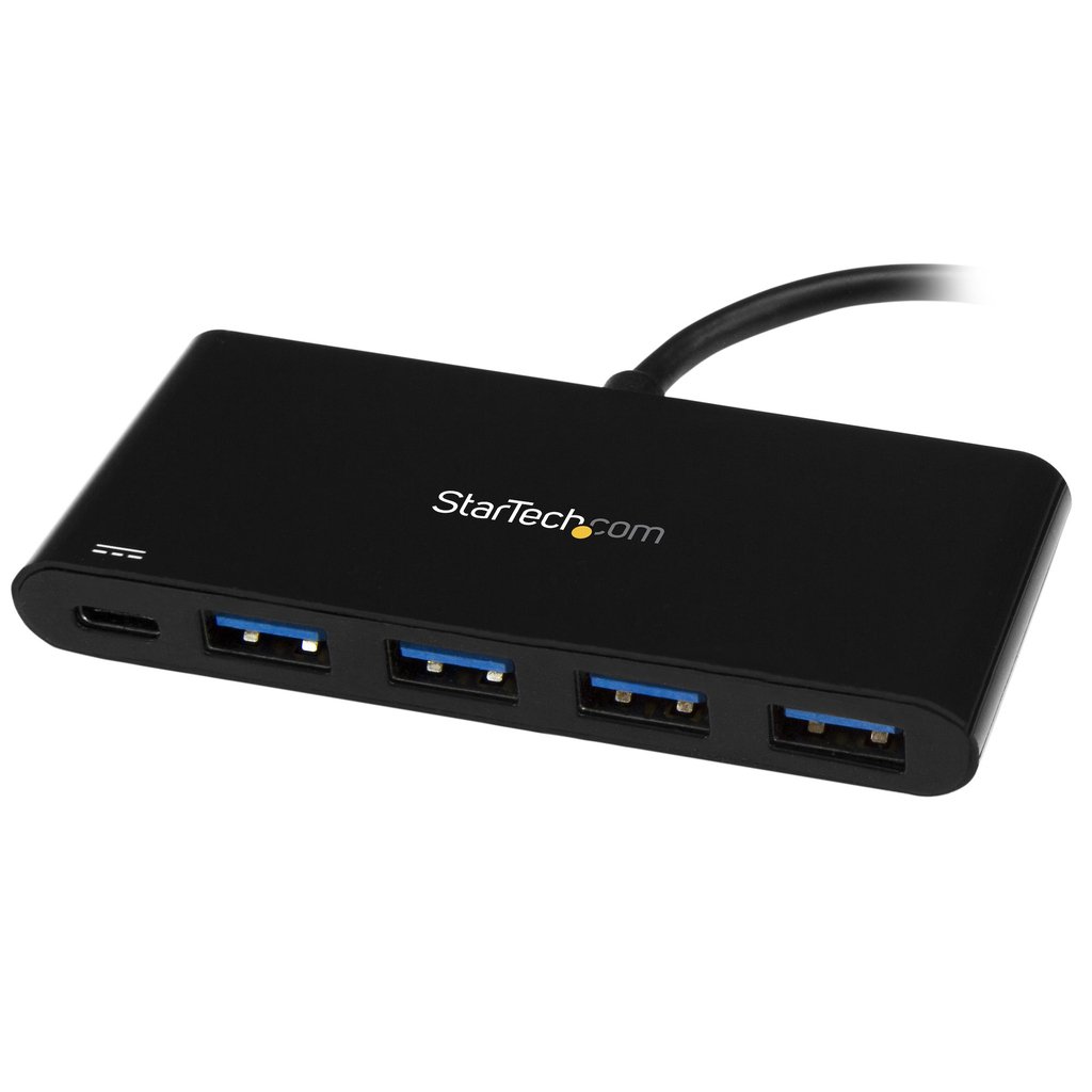 StarTech.com 4 Port USB C Hub with 4 USB Type-A Ports (USB 3.0 SuperSpeed 5Gbps) - 60W Power Delivery Passthrough Charging - US - Image 2