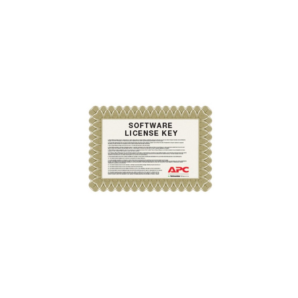 APC License, EcoStruxure IT Data Center Expert, paper, perpetual, virtual machine activation