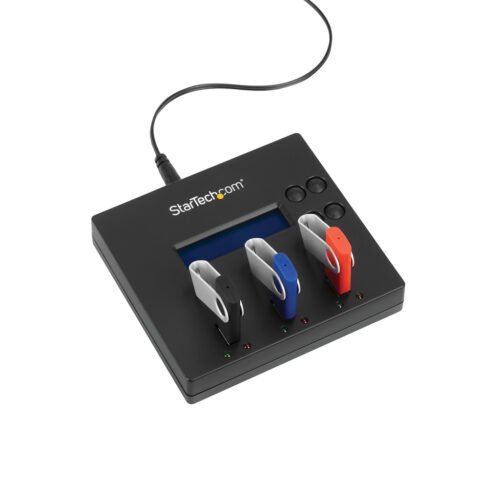 StarTech.com Standalone 1 to 2 USB Thumb Drive Duplicator and Eraser, Multiple USB Flash Drive Copier, System and File and Whol - Image 5