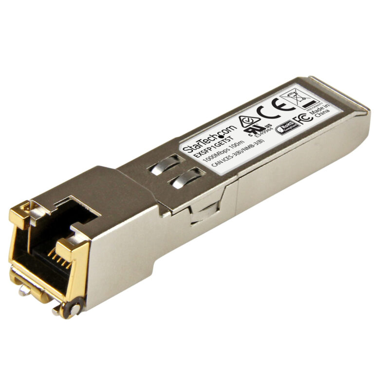 StarTech.com Juniper EX-SFP-1GE-T Compatible SFP Transceiver Module - 10/100/1000BASE-T~Juniper EX-SFP-1GE-T Compatible SFP Mod