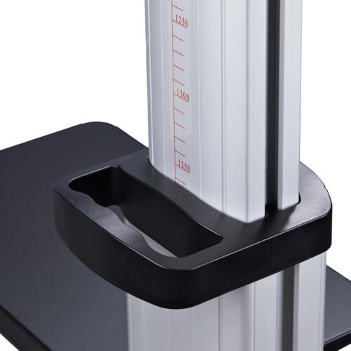StarTech.com Rolling TV Cart/Stand On Wheels For 60-100inch Flat Screens Up To 220lb (100kg), Height Adjustment via Hand Crank, - Image 8