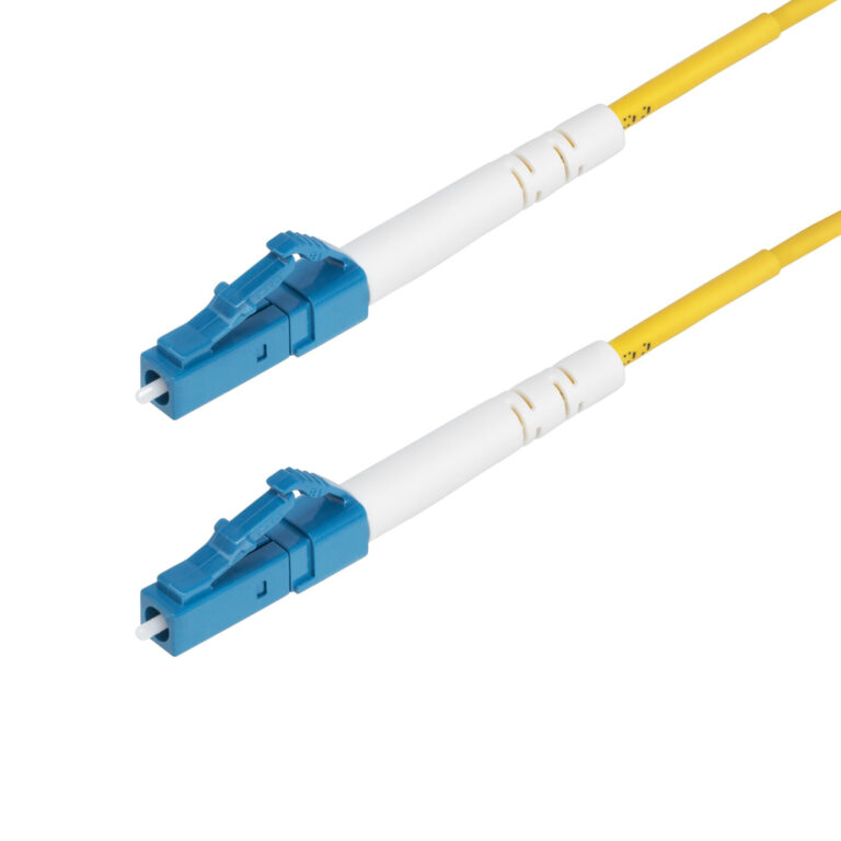 StarTech.com 30m (98.4ft) LC to LC (UPC) OS2 Single Mode Simplex Fiber Optic Cable, 9/125µm, 40G/100G, Bend Insensitive, Low I