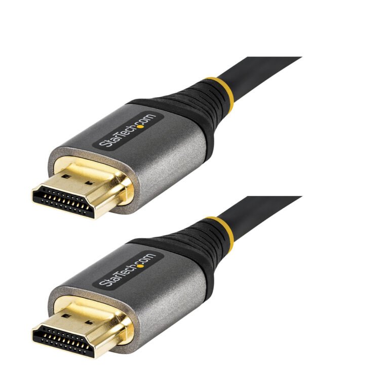 StarTech.com 16ft (5m) HDMI 2.1 Cable 8K - Certified Ultra High Speed HDMI Cable 48Gbps - 8K 60Hz/4K 120Hz HDR10+ eARC - Ultra