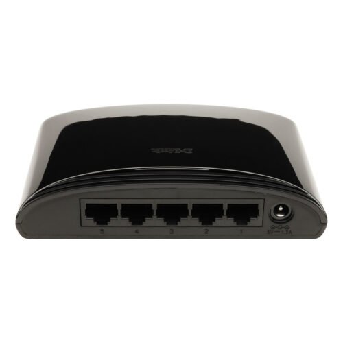 D-Link DES-1005D Unmanaged Fast Ethernet (10/100) Black - Image 3
