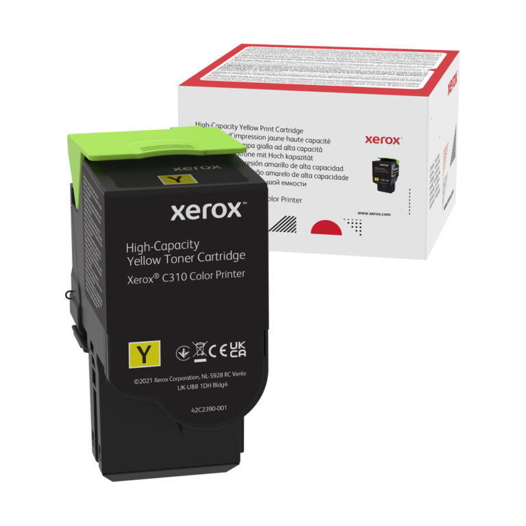 Xerox Genuine ® C310 Color Printer/C315 Color Multifunction Printer Yellow High capacity Toner Cartridge (5500 Pages) - 00