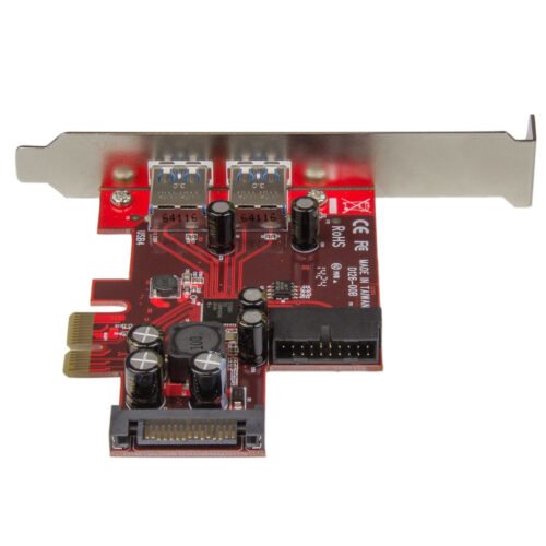 StarTech.com 4 Port PCI Express USB 3.0 Card - 2 External & 2 Internal - SATA Power - UASP Support - 2x Internal (IDC) Motherbo - Image 4