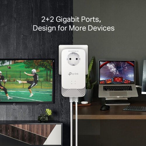 TP-Link PG2400P KIT PowerLine network adapter 1428 Mbit/s Ethernet LAN White 2 pc(s) - Image 3