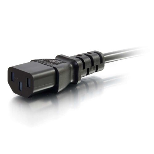 C2G 10m Power Cable Black BS 1363 C13 coupler - Image 2